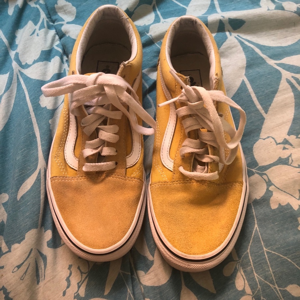 Yellow old school vans